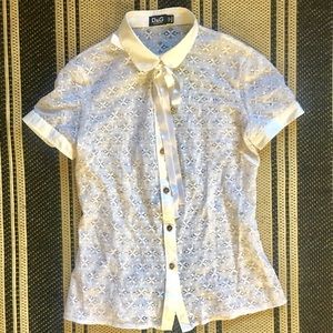 D&G Dolce & Gabbana lace blouse